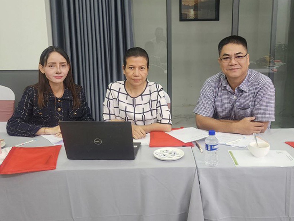 The technical working group meeting continued reviewing and preparing and compiled a textbook on