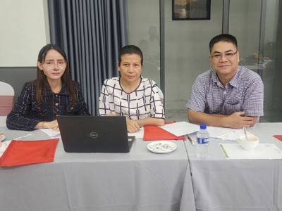 The technical working group meeting continued reviewing and preparing and compiled a textbook on