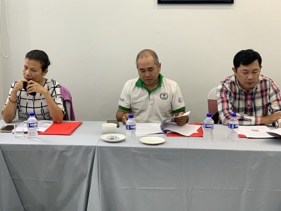 The technical working group meeting continued reviewing and preparing and compiled a textbook on